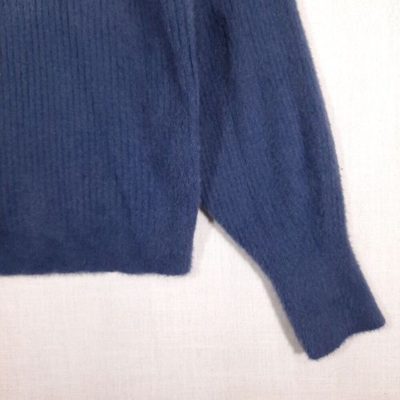 Love Tree Eyelash Fuzzy Ribbed Knit Sweater SZ Large Soft Stretch Cozy Slouchy - Picture 9 of 16